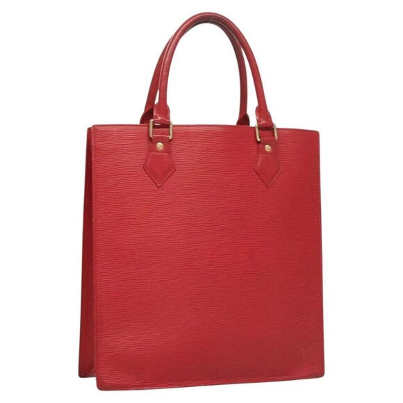 Louis Vuitton Handbags - LOUIS VUITTON Epi Sac Plat PM Hand Bag Red